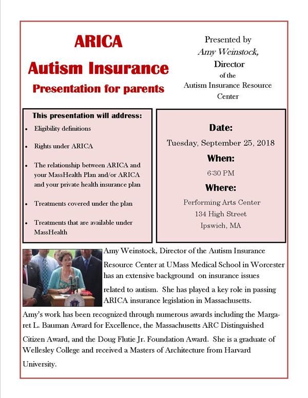 Autism Insurance Arica And Health >> Arica Autism Insurance Presentation Tuesday September 25 2018 Autism Insurance Arica And Health >> Arica Autism Insurance Presentation Tuesday September 25 2018